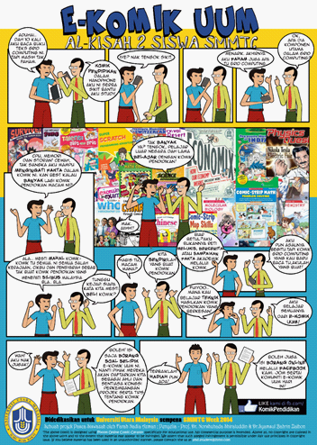 A comic presented to respondents during data collection as an introduction to educational comics.